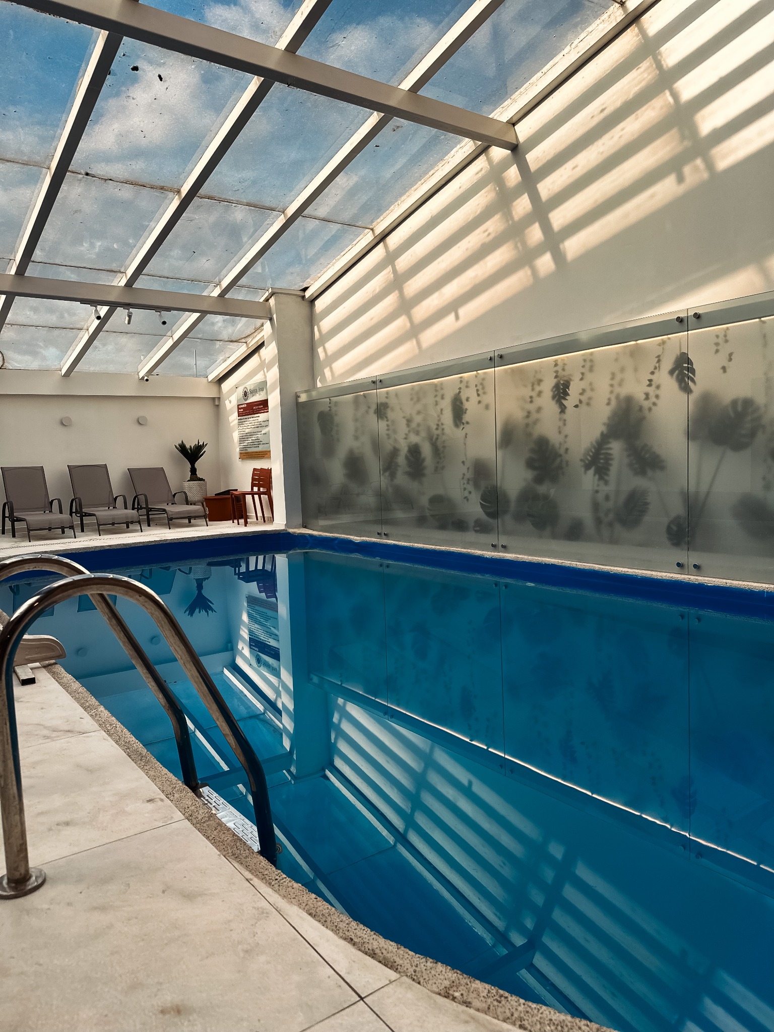 Piscina cubierta de Hotel Santa Ana